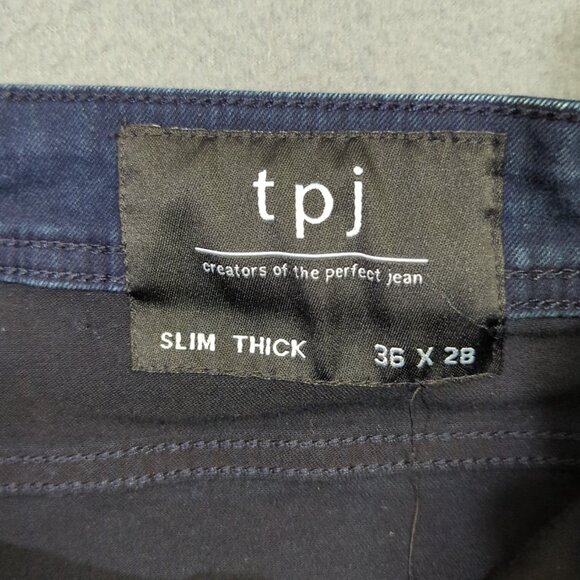 The Perfect Jean NYC Jeans Men's 36x28 Fits 36x26 Blue Slim Thick Denim - Picture 9 of 10